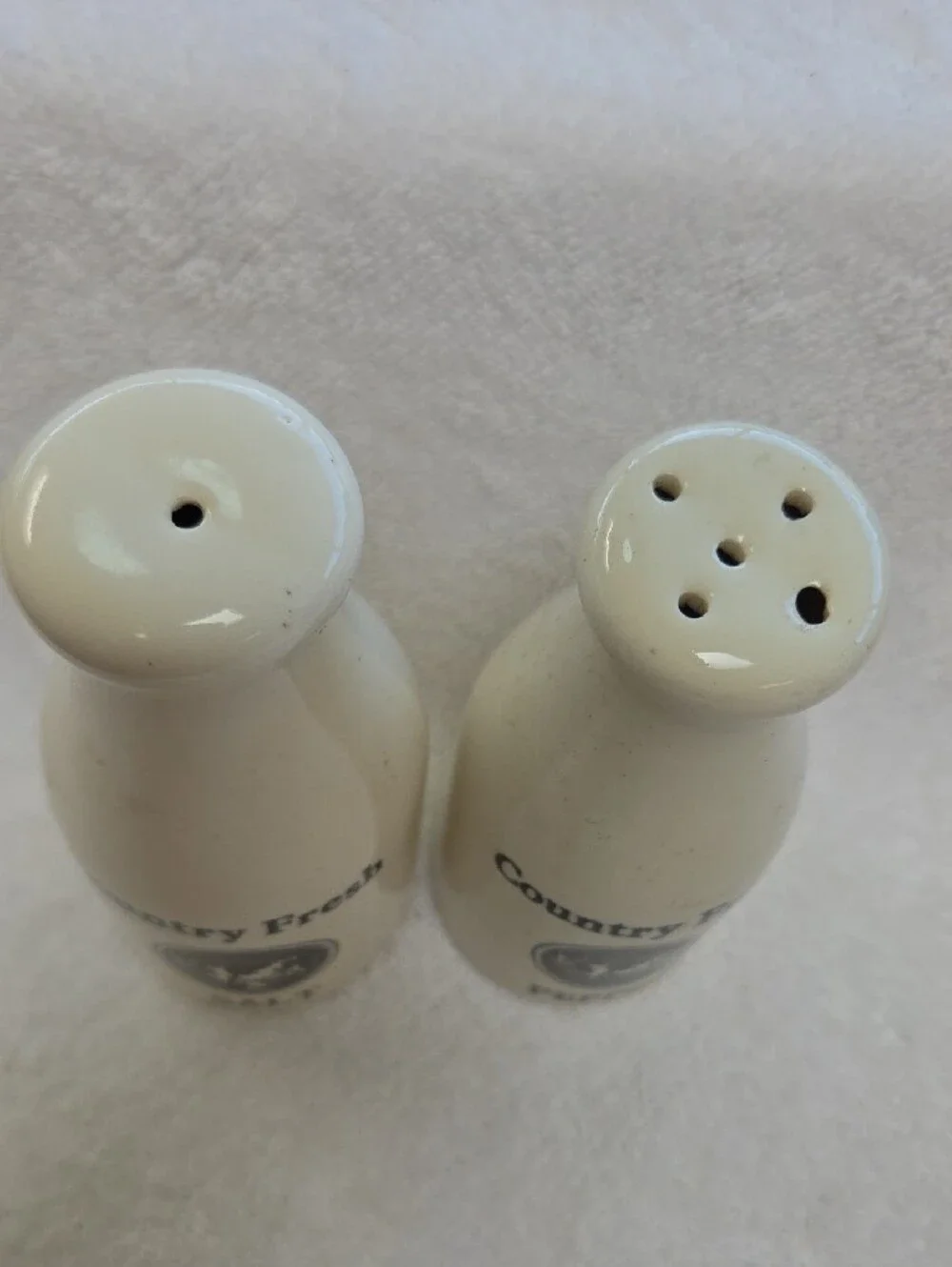 Ceramic Salt & Pepper Shakers